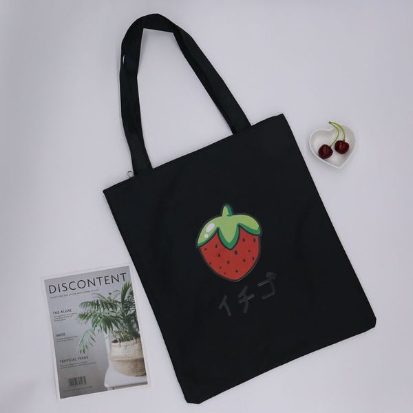 printing of the cartoon small strawberry zipper large casual capacity canvas solid color soft shoulder bag for woman
printing of the cartoon small strawberry zipper large casual capacity canvas solid color soft shoulder bag for woman