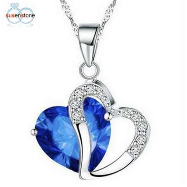 fashion women heart crystal rhinestone silver chain susenstone pendant necklace jewelrytl4w
fashion women heart crystal rhinestone silver chain susenstone pendant necklace jewelrytl4w