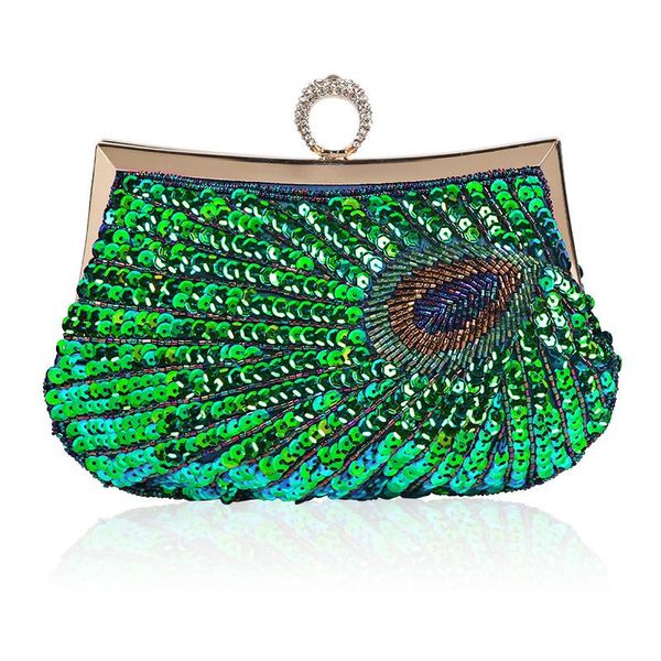evening bags luxury vintage women's bag handmade beaded bling sequin peacock day clutches wedding bridal party prom handbags purses
evening bags luxury vintage women's bag handmade beaded bling sequin peacock day clutches wedding bridal party prom handbags purses