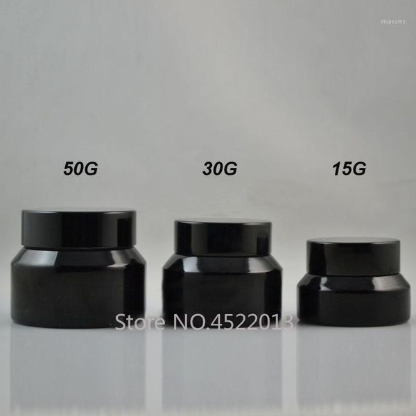 storage bottles & jars 50g 30g 15g 15pcs/lot empty glass black cream jar, diy cosmetic mask refillale container, professional packing1
storage bottles & jars 50g 30g 15g 15pcs/lot empty glass black cream jar, diy cosmetic mask refillale container, professional packing1
