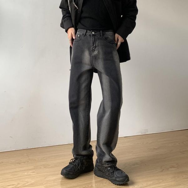 men's jeans cool gradient korean style loose straight wide leg pants couple's fashion blue gray black
men's jeans cool gradient korean style loose straight wide leg pants couple's fashion blue gray black