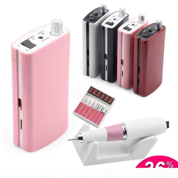 portable rechargeable nail drill machine 18w 30000rpm manicure machine electric nail file art tools set for drill bits, Silver
portable rechargeable nail drill machine 18w 30000rpm manicure machine electric nail file art tools set for drill bits, Silver
