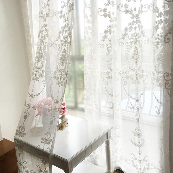 2020 european white embroidered voile curtains bedroom sheer curtains for living room tulle window curtains/panels window screen1
2020 european white embroidered voile curtains bedroom sheer curtains for living room tulle window curtains/panels window screen1