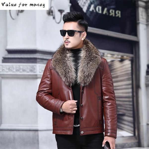 leather genuine jacket men real cow leather winter coat mink collar men jacket wool liner fur f-9127 kj1430, Black
leather genuine jacket men real cow leather winter coat mink collar men jacket wool liner fur f-9127 kj1430, Black