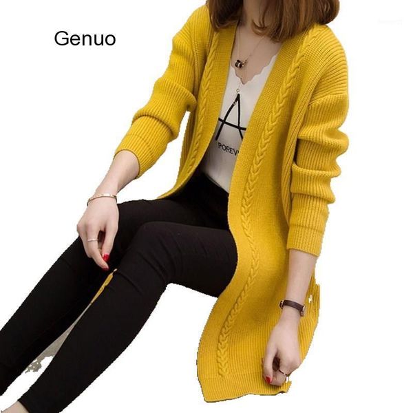 long cardigans solid casual pockets korean 2020 autumn sweaters women all match outwear fashion sueter mujer1, White
long cardigans solid casual pockets korean 2020 autumn sweaters women all match outwear fashion sueter mujer1, White