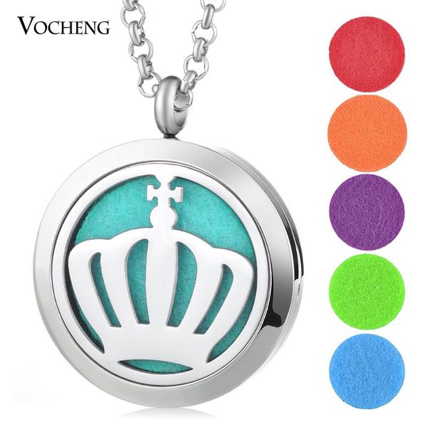 pendant necklaces 10pcs/lot 316l stainless steel 30mm crown aroma diffuser jewelry magnetic perfume locket with felt pads va-423*10, Silver
pendant necklaces 10pcs/lot 316l stainless steel 30mm crown aroma diffuser jewelry magnetic perfume locket with felt pads va-423*10, Silver