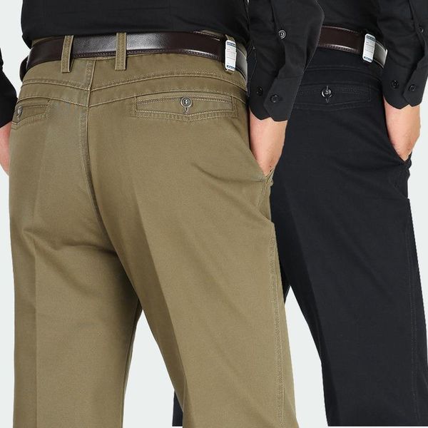 loose high waist casual pants men straight cotton classic solid business 2019 autumn winter black man pants
loose high waist casual pants men straight cotton classic solid business 2019 autumn winter black man pants