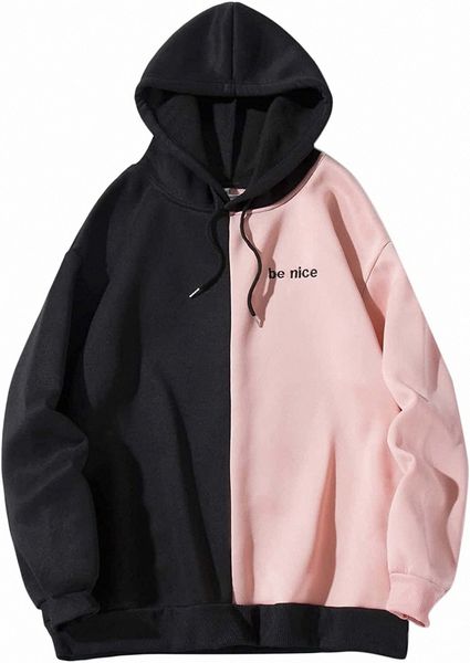 men's colorblock letter embroidery long sleeve drawstring hoodie sweatshirt x1pb#, Black
men's colorblock letter embroidery long sleeve drawstring hoodie sweatshirt x1pb#, Black