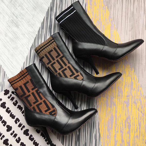 ladies winter boot 2021 fashion luxury women boots knitted socks ankle boots stiletto heel brand temperament boots of size 34-41, Black
ladies winter boot 2021 fashion luxury women boots knitted socks ankle boots stiletto heel brand temperament boots of size 34-41, Black