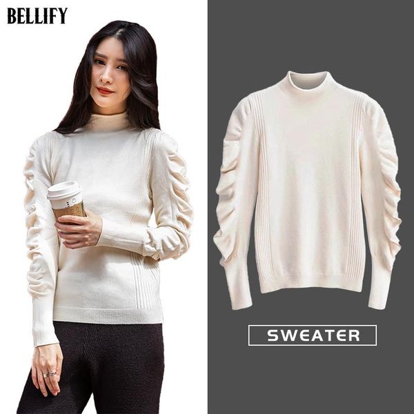 women's sweaters 2021 fashion lantern sleeve beige sweater women knitted ribbed pullover jumper wholesale, White;black
women's sweaters 2021 fashion lantern sleeve beige sweater women knitted ribbed pullover jumper wholesale, White;black