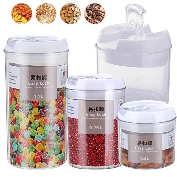 storage bottles & jars 3 sizes kitchen transparent grain container cereal dried sealed dispenser leakproof box case
storage bottles & jars 3 sizes kitchen transparent grain container cereal dried sealed dispenser leakproof box case