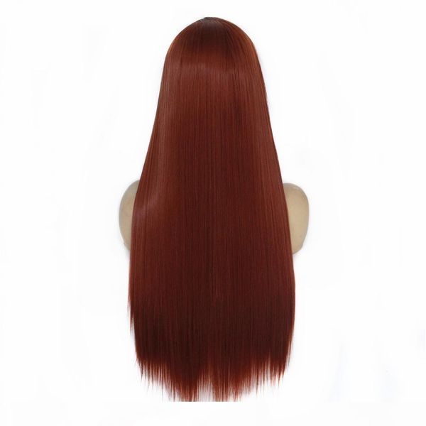 26 дюймов длинные прямые ожурные синтетические кружева передний парик высокой температурой волос косплей партии партии для модных женщин бок, Black
26 дюймов длинные прямые ожурные синтетические кружева передний парик высокой температурой волос косплей партии партии для модных женщин бок, Black