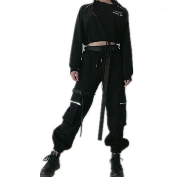 big pockets cargo pants women high waist loose streetwear pants baggy tactical trouser hip hop joggers pantalones mujer1, Black;white
big pockets cargo pants women high waist loose streetwear pants baggy tactical trouser hip hop joggers pantalones mujer1, Black;white