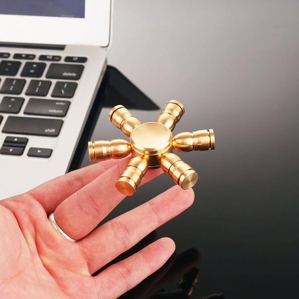 7 bearing detachable fidget spinner pure copper smooth mute hand spinner 6 arm rotatable edc stress reliever toys for children h wmtkqy
7 bearing detachable fidget spinner pure copper smooth mute hand spinner 6 arm rotatable edc stress reliever toys for children h wmtkqy