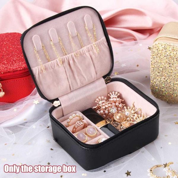 bedroom dresser jewelry box zipper closure earrings organizers mini portable travel removable ring storage display pu leather, Pink;blue
bedroom dresser jewelry box zipper closure earrings organizers mini portable travel removable ring storage display pu leather, Pink;blue