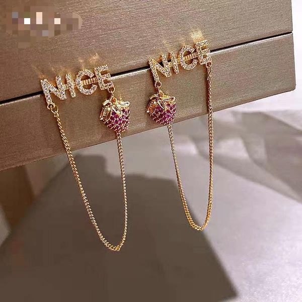 new fruit strawberry earring female lovely girl simulation red strawberry dangle earring for women fine jewelry accessories, Silver
new fruit strawberry earring female lovely girl simulation red strawberry dangle earring for women fine jewelry accessories, Silver