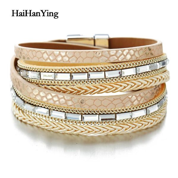 charm bracelets golden women's multilayer surrounded leather bracelet fashion retro elegant wide jewelry, Golden;silver
charm bracelets golden women's multilayer surrounded leather bracelet fashion retro elegant wide jewelry, Golden;silver