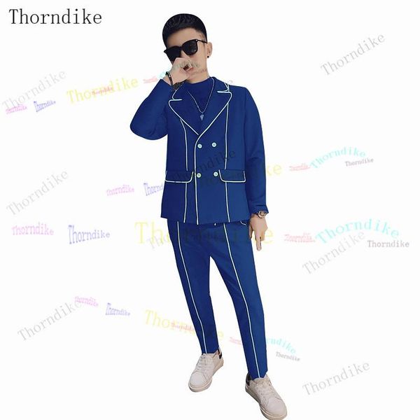 thorndike 2020 men suits for wedding coat pant man blazer groom tuxedo costume mariage homme slim fit terno masculino 2pcs, White;black
thorndike 2020 men suits for wedding coat pant man blazer groom tuxedo costume mariage homme slim fit terno masculino 2pcs, White;black