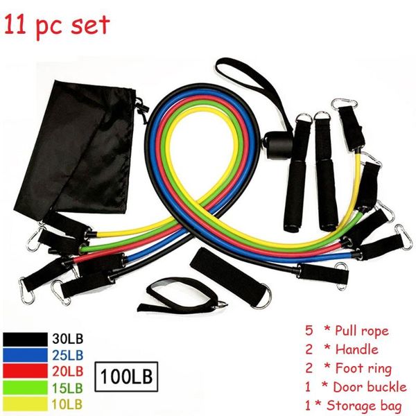 11 pcs/set fitness latex resistance bands set fitness rubber bands training exercise yoga pull rope gym equipment elastic
11 pcs/set fitness latex resistance bands set fitness rubber bands training exercise yoga pull rope gym equipment elastic