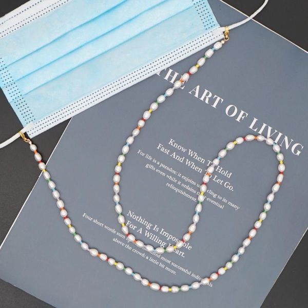 chains fashion natural pearls face mask lanyard strap safety rest beaded sunglasses holder cords eyewear retainer, Silver
chains fashion natural pearls face mask lanyard strap safety rest beaded sunglasses holder cords eyewear retainer, Silver