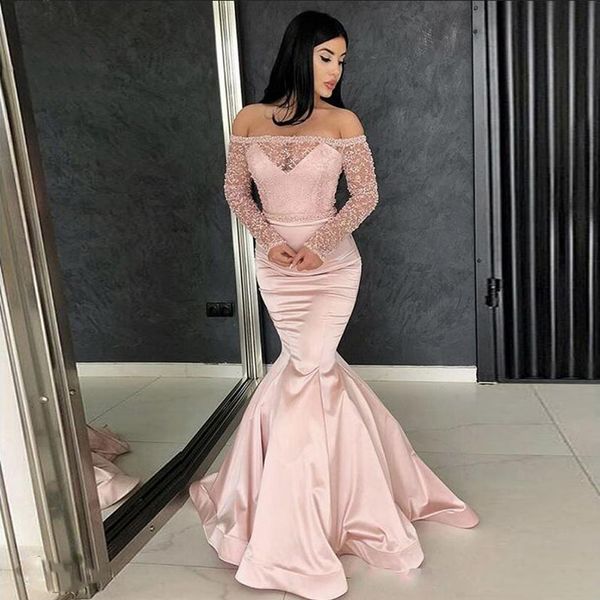 2021 new out of shoulder mermaid prom pink beading illusion sleeve to the formal floor dressed in evening gowns omc9, White;pink
2021 new out of shoulder mermaid prom pink beading illusion sleeve to the formal floor dressed in evening gowns omc9, White;pink