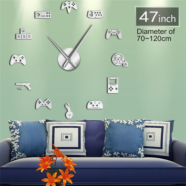 wall clocks diy silent movement clock 3d removable acrylic game hanging fashion home decor large sticker horologe
wall clocks diy silent movement clock 3d removable acrylic game hanging fashion home decor large sticker horologe