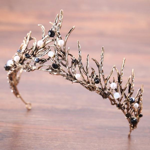 javrick stunning bridal rhinestone faux pearl branches crown headband wedding jewelry new, Golden;silver
javrick stunning bridal rhinestone faux pearl branches crown headband wedding jewelry new, Golden;silver