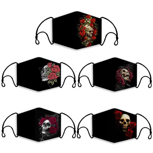 party factory design printed face fashion halloween skull rose cover mouth breathable dust pm2.5 washable reusable festival masks
party factory design printed face fashion halloween skull rose cover mouth breathable dust pm2.5 washable reusable festival masks