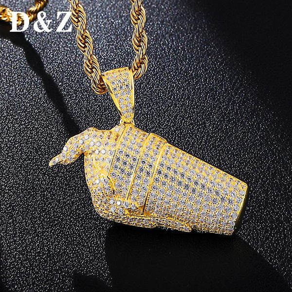 pendant necklaces d&z funny personality cream shape with cubic zircon pendants for men hip hop accessories, Silver
pendant necklaces d&z funny personality cream shape with cubic zircon pendants for men hip hop accessories, Silver