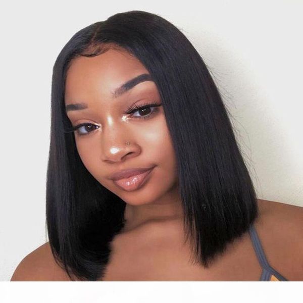 brazilian bob lace front human hair wigs with baby hair pre plucked unprocessed virgin hair glueless lace front short wigs, Black;brown
brazilian bob lace front human hair wigs with baby hair pre plucked unprocessed virgin hair glueless lace front short wigs, Black;brown