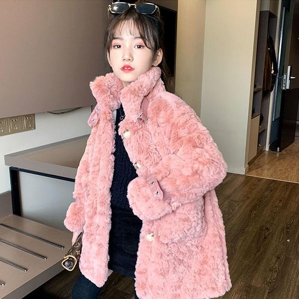 new spring winter girl coat lamb wool jackets warm clothing kids teenage fashion children plus cashmere pink thicken, Blue;gray
new spring winter girl coat lamb wool jackets warm clothing kids teenage fashion children plus cashmere pink thicken, Blue;gray