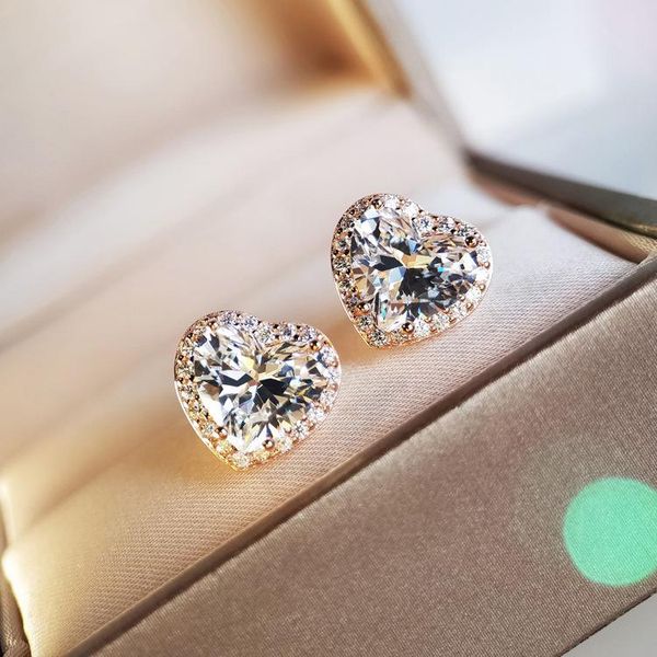 stud sterling silver s925 meet the parents earrings gentle romantic elegant heart peach earring, Golden;silver
stud sterling silver s925 meet the parents earrings gentle romantic elegant heart peach earring, Golden;silver