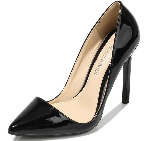 dress shoes women pointed toe pumps patent leather high heels wedding party zapatos mujer black white plus size 35-47
dress shoes women pointed toe pumps patent leather high heels wedding party zapatos mujer black white plus size 35-47