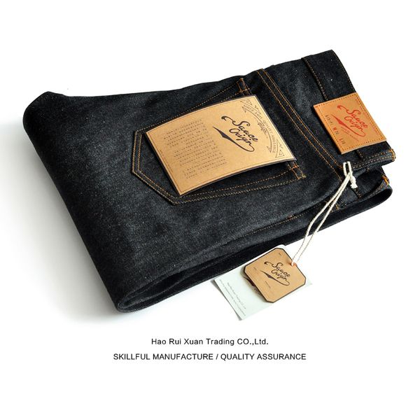 sauce origin 915-pi mens jeans men designer jeans for men taper fit selvedge denim raw jeans button fly handmade vintage q0105, Black;white
sauce origin 915-pi mens jeans men designer jeans for men taper fit selvedge denim raw jeans button fly handmade vintage q0105, Black;white