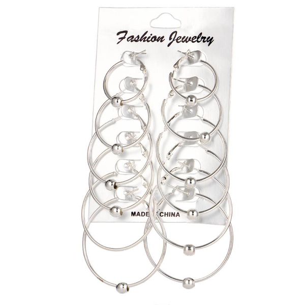 hoop & huggie gold silver color earring set ball charm small beads large round circle loop for women men ear jewelry 6 pairs, Golden;silver
hoop & huggie gold silver color earring set ball charm small beads large round circle loop for women men ear jewelry 6 pairs, Golden;silver