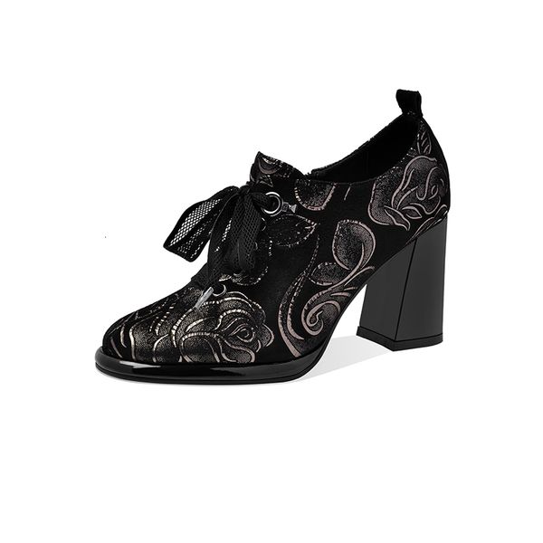 2021 women's of plus size female lambskin round thick head heels in relief shoes 3 y3yw, Black
2021 women's of plus size female lambskin round thick head heels in relief shoes 3 y3yw, Black