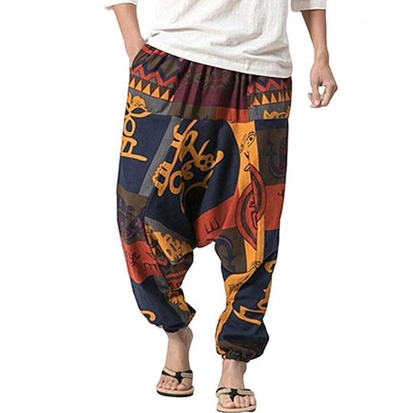 men's pants baggy cotton linen harem men hip-hop women plus size wide leg trousers casual vintage long pantalones hombre1, Black
men's pants baggy cotton linen harem men hip-hop women plus size wide leg trousers casual vintage long pantalones hombre1, Black
