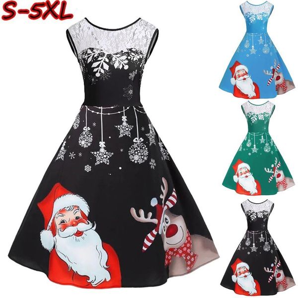 2021 fashion womens vintage christmas o neck printed sleeveless lace a line print swing dress s elegant design plus size 45, Black;gray
2021 fashion womens vintage christmas o neck printed sleeveless lace a line print swing dress s elegant design plus size 45, Black;gray