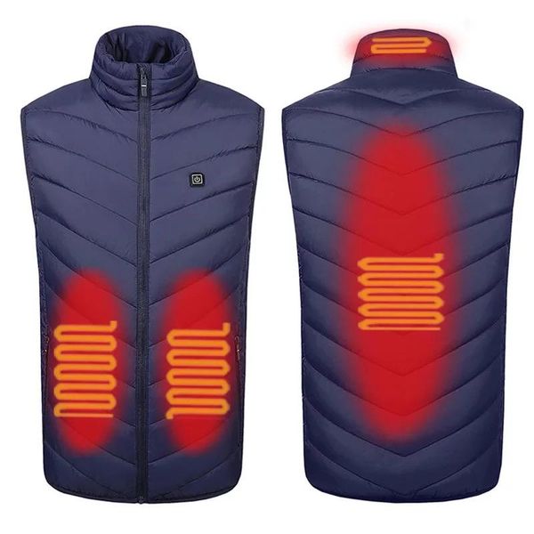 men's vests men heating vest winter warm jacket heated usb charging intelligent electric clothes, Black;white
men's vests men heating vest winter warm jacket heated usb charging intelligent electric clothes, Black;white