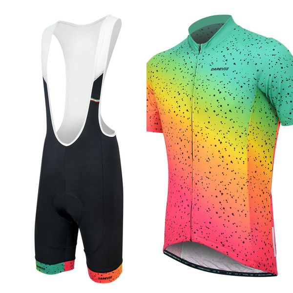 darevie set pro team sets summer cool dry clothing short sleeve jersey bib shorts cycling suit c0123, Gray
darevie set pro team sets summer cool dry clothing short sleeve jersey bib shorts cycling suit c0123, Gray