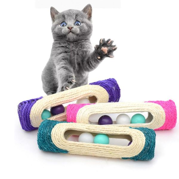 funny pet cat toys rolling with 3 ball sisal scratching post trapped toys for cat's puppy pet training supplies interactive
funny pet cat toys rolling with 3 ball sisal scratching post trapped toys for cat's puppy pet training supplies interactive