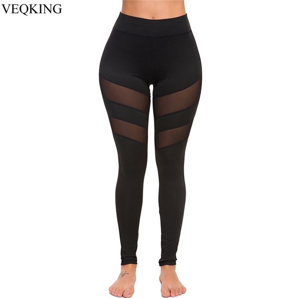 veqking mesh patchwork yoga pants women sports leggings for fitness breathable push up gym training legging sport running tights lj200814, Black
veqking mesh patchwork yoga pants women sports leggings for fitness breathable push up gym training legging sport running tights lj200814, Black