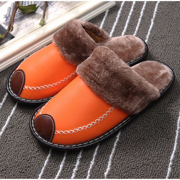 winter women slippers genuine leather home house indoor non-slip thermal shoes men warm furry slippers plus size 201203, Black
winter women slippers genuine leather home house indoor non-slip thermal shoes men warm furry slippers plus size 201203, Black