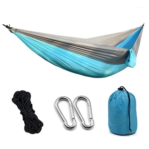 camp furniture outdoor camping hammock parachute cloth 260 * 140cm single hammock1
camp furniture outdoor camping hammock parachute cloth 260 * 140cm single hammock1