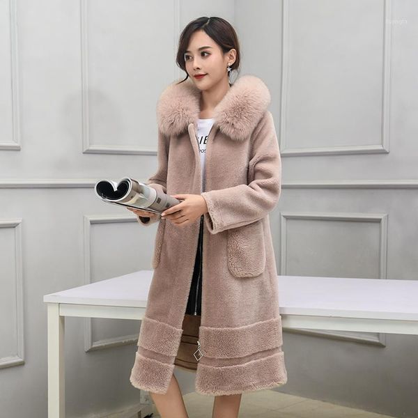 real fur coat female long vintage sheep shearing jacket women winter fur hooded clothes 2019 korean elegant wool lw26021, Black
real fur coat female long vintage sheep shearing jacket women winter fur hooded clothes 2019 korean elegant wool lw26021, Black