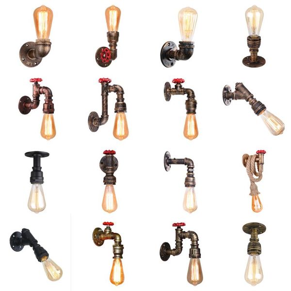 vintage wall lamp industrial retro wall light creative water pipe sconce iron metal lamps for restaurant cafe bar kitchen
vintage wall lamp industrial retro wall light creative water pipe sconce iron metal lamps for restaurant cafe bar kitchen