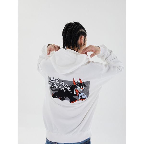 fashion devil occident embroidered sweatshirt with reflective hood printed loose sweater couple bo2c, Black
fashion devil occident embroidered sweatshirt with reflective hood printed loose sweater couple bo2c, Black