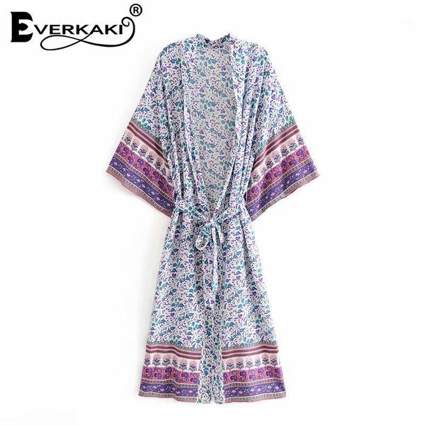 everkaki boho gypsy floral print kimonos long coats summer beach overall sashes ladies coat kimono female 2020 new fashion1, Black;brown
everkaki boho gypsy floral print kimonos long coats summer beach overall sashes ladies coat kimono female 2020 new fashion1, Black;brown