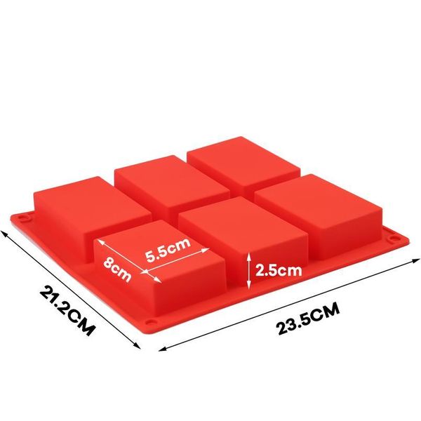 new 6-cavity rectangle soap mold sile craft diy making homemade cake mould 3d plain soap mold form tray baki qylxnq
new 6-cavity rectangle soap mold sile craft diy making homemade cake mould 3d plain soap mold form tray baki qylxnq