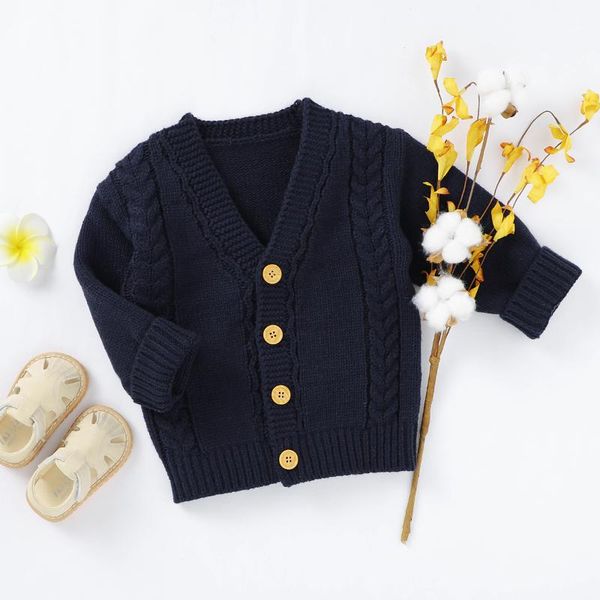 pudcoco toddler baby girls boys cable knit cardigan cute long sleeve button up solid sweaters winter warm coat, Blue
pudcoco toddler baby girls boys cable knit cardigan cute long sleeve button up solid sweaters winter warm coat, Blue